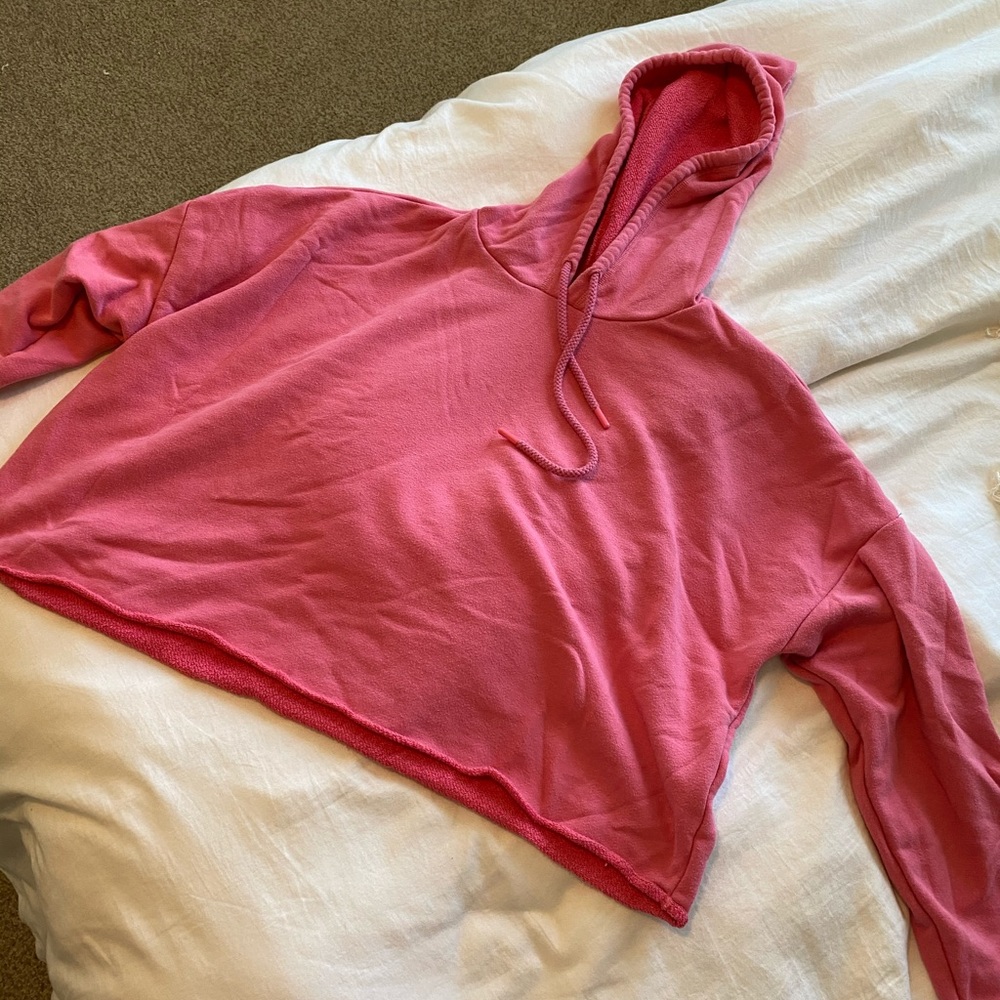 Pink hoodie